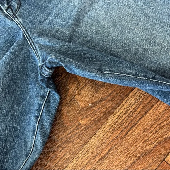 FRAME Le Slim Raw Hem Palazzo Jeans in Crossings